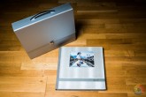 Pack Album Boda Completo, 1x35x35 + 2x24x24 en polipiel plata con Maletin